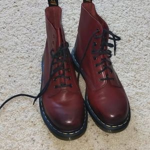 Brand new pascal cherry red Dr. Martens boots.